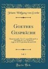 Johann Wolfgang von Goethe - Goethes Gespräche, Vol. 3