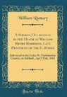 William Ramsey - A Sermon, Occasioned by the Death of William Henry Harrison, Late President of the U. States