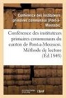 -, Not Available - Conference des instituteurs