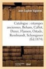 Jean-Eugène Vignères, Vigneres-J-E - Catalogue: estampes anciennes,