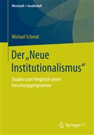 Michael Schmid - Der "Neue Institutionalismus"
