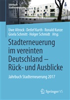 Uwe Altrock, Ronald Kunze, Ronald Kunze u a, Detle Kurth, Detlef Kurth, Holger Schmidt... - Stadterneuerung im vereinten Deutschland - Rück- und Ausblicke