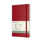 Moleskine 12 Monate Wochen Notizkalender 2019, L/A5, Hard Cover, Scharlachrot