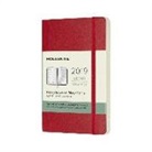 Moleskine 12 Monate Wochen Notizkalender 2019, P/A6, Soft Cover, Scharlachrot