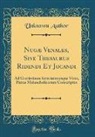 Unknown Author - Nugæ Venales, Sive Thesaurus Ridendi Et Jocandi
