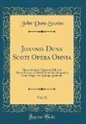 John Duns Scotus - Joannis Duns Scoti Opera Omnia, Vol. 21