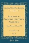 Sociedad Científica Argentina - Anales de la Sociedad Científica Argentina, Vol. 39