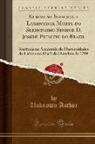 Unknown Author - Elegia na Infausta, e Lamentavel Morte do Serenissimo Senhor D. Joseph Principe do Brazil