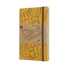 Moleskine Harry Potter 12 Monate Notizkalender, 2019, L/A5, Hard Cover, Beige