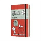 Moleskine Peanuts 12 Monate Tageskalender 2019, L/A5, Hard Cover, Rot