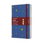 Moleskine Der Kleine Prinz 12 Monate Tageskalender 2019, Large/A5, Hard Cover, Blau