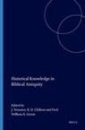 Jacob (EDT)/ Chilton Neusner, Bruce D. Chilton, William Green, William Scott Green, Jacob Neusner, Jacob (Research Professor of Religion and Theology Neusner - Historical Knowledge In Biblical Antiquity