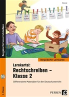 Anja Ley - Lernkartei: Rechtschreiben - Klasse 2, m. 1 CD-ROM