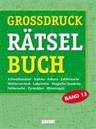garant Verlag GmbH, garan Verlag GmbH - Grossdruck Rätselbuch. Bd.13