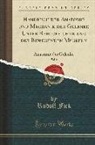 Rudolf Fick - Handbuch Der Anatomie Und Mechanik Der Gelenke Unter Berücksichtigung Der Bewegenden Muskeln, Vol. 1: Anatomie Der Gelenke (Classic Reprint)