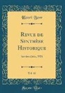Henri Berr - Revue de Synthèse Historique, Vol. 12