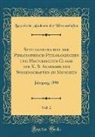 Bayerische Akademie Der Wissenschaften - Sitzungsberichte der Philosophisch-Philologischen und Historischen Classe der K. B. Akademie der Wissenschaften zu München, Vol. 2