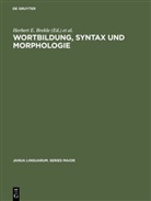 Herbert E. Brekle, Herber E Brekle, Herbert E Brekle, Lipka, Lipka, Leonhard Lipka - Wortbildung, Syntax und Morphologie