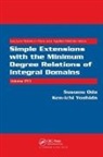 Susumu Oda, Susumu (Kochi University Oda, Susumu Yoshida Oda, Oda Susumu, Ken-ichi Yoshida, Yoshida Ken-ichi - Simple Extensions With the Minimum Degree Relations of Integral Domain