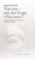 Jacques Derrida - Was tun - mit der Frage "Was tun"?