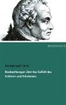 Immanuel Kant - Beobachtungen über das Gefühl des Schönen und Erhabenen