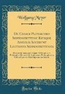 Wolfgang Meyer - De Codice Plutarcheo Seitenstettensi Eiusque Asseclis Accedunt Lectiones Seitenstettensis