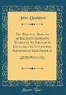 John Davidson - The Poetical Remains of Mr. John Davidson, Regent in St. Leonard's College, and Afterwards Minister of Salt-Preston
