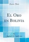 Ballivi¿ Manuel V., Manuel V. Ballivián - El Oro en Bolivia (Classic Reprint)