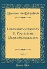 Hermann von Eckardstein - Lebenserinnerungen U. Politische Denkwürdigkeiten, Vol. 2 (Classic Reprint)