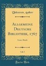 Unknown Author - Allgemeine Deutsche Bibliothek, 1767, Vol. 5