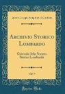 Antonio Cavagna Sangiuliani Di Gualdana - Archivio Storico Lombardo, Vol. 9