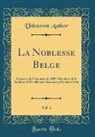 Unknown Author - La Noblesse Belge, Vol. 2