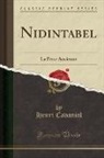 Henri Cavaniol - Nidintabel