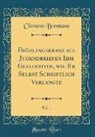 Clemens Brentano - Frühlingskranz aus Jugendbriefen Ihm Geflochten, wie Er Selbst Schriftlich Verlangte, Vol. 1 (Classic Reprint)