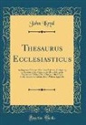 John Lloyd - Thesaurus Ecclesiasticus