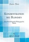 Alfred Petzelt - Konzentration bei Blinden