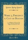 Boston Listing Board - Ward 3, Precinct 1; City of Boston