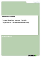Amna Emhemmed - Critical Reading among English Department's Students in Learning