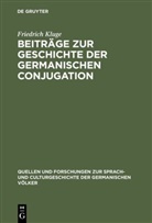 Friedrich Kluge - Beiträge zur Geschichte der germanischen Conjugation