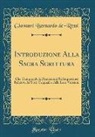 Giovanni Bernardo De-Rossi - Introduzione Alla Sacra Scrittura