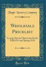 Tingle Nursery Company - Wholesale Pricelist