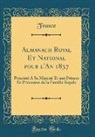 France France - Almanach Royal Et National pour l'An 1837