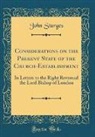 John Sturges - Considerations on the Present State of the Church-Establishment