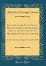 Methodist Episcopal Church - Minutes of the Forty-Ninth Session of the North Indiana Annual Conference of the Methodist Episcopal Church