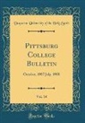 Duquesne University Of The Holy Spirit - Pittsburg College Bulletin, Vol. 14