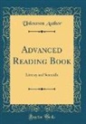Unknown Author - Advanced Reading Book