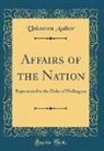 Unknown Author - Affairs of the Nation