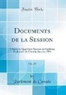 Parlement Du Canada - Documents de la Session, Vol. 27