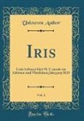 Unknown Author - Iris, Vol. 1