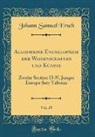 Johann Samuel Ersch - Allgemeine Encyklopädie der Wissenschaften und Künste, Vol. 29